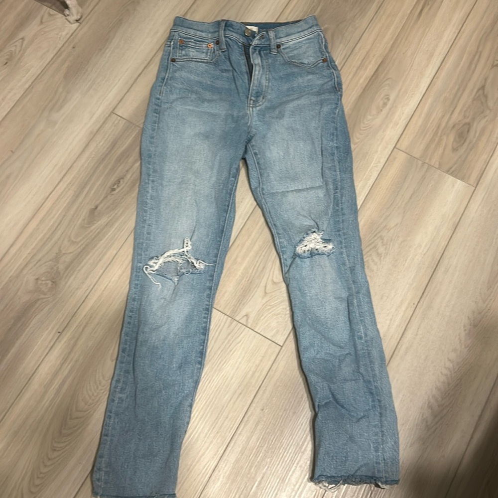 Madewell High rise slim boy Jean
